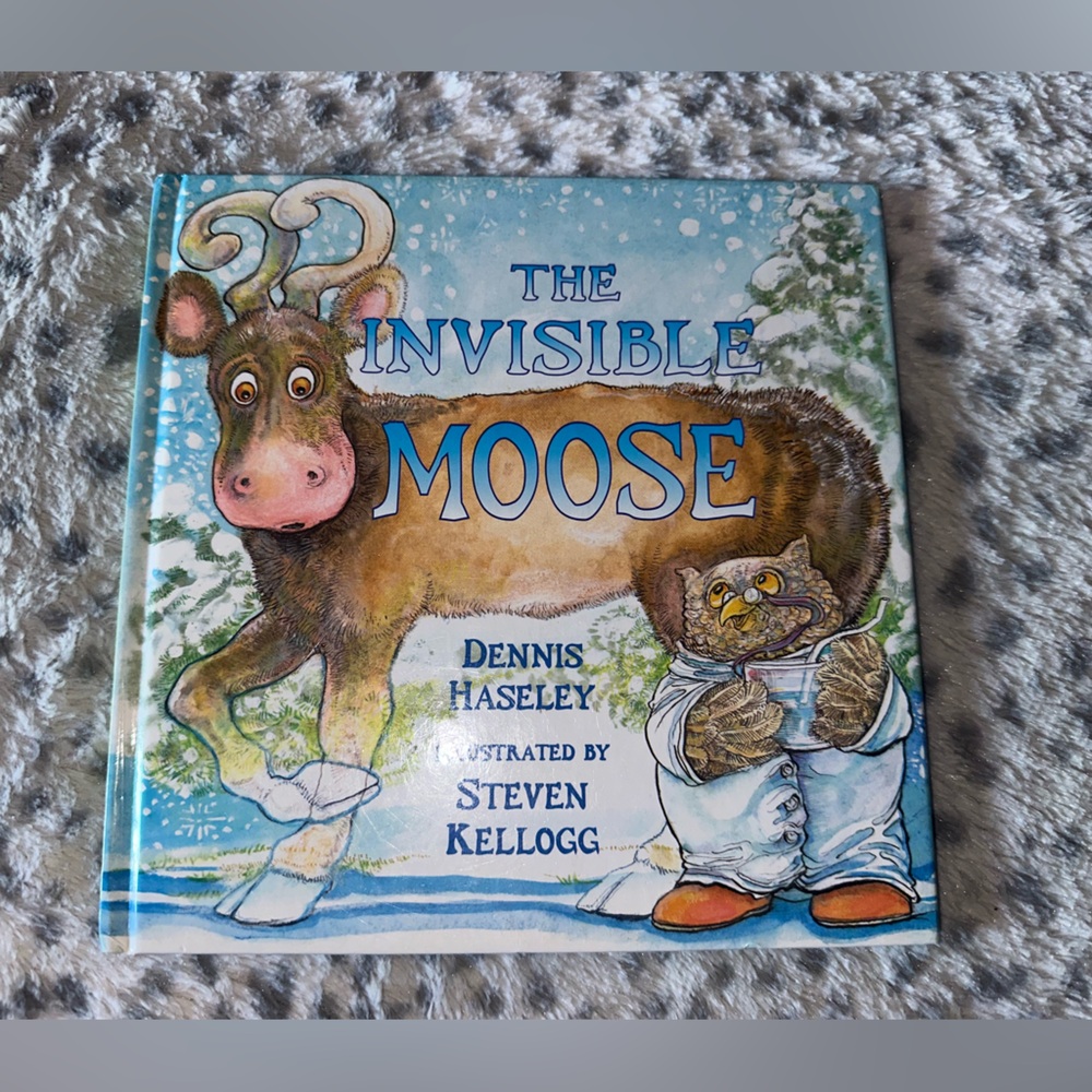 The invisible moose hardcover book